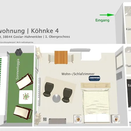 Koehnke 4, Harzhahnenklee, 1-2 Pers *